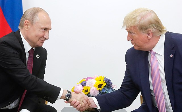 Trump Putin Handshake Deal